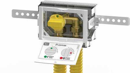 HENCO - CAPPELLOTTO - CPL70PG0505 VALVOLA DI INTERCETTAZIONE GAS AD U