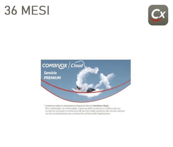 COMBIVOX SRL CMB71.236 PREMIUM ABBONAMENTO 36 MESI