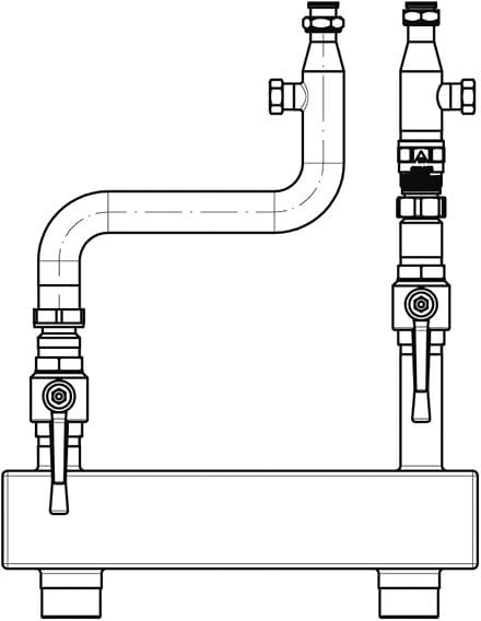BAXI BAX7111633 KIT IDR.C/SEP.CALD.SING.EXPORT