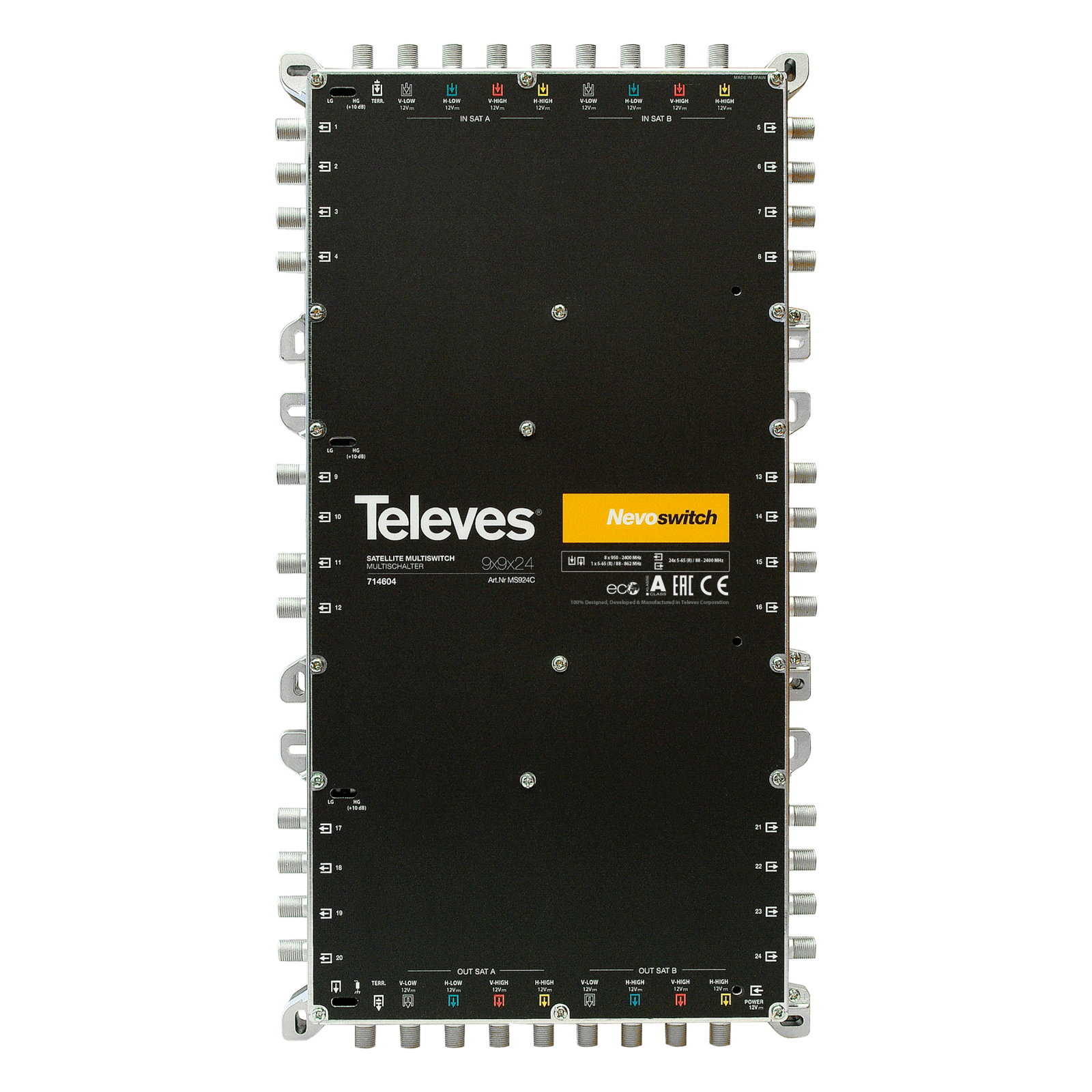 TELEVES ITALIA SRL - TVV714604 NEVO MSW 9X9X24 F TERM/CASC.