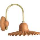 LE PROLUNGHE SAS - PRG7164 APPLIQUE E27 COTTO + P.PIEGA COTTO D.22