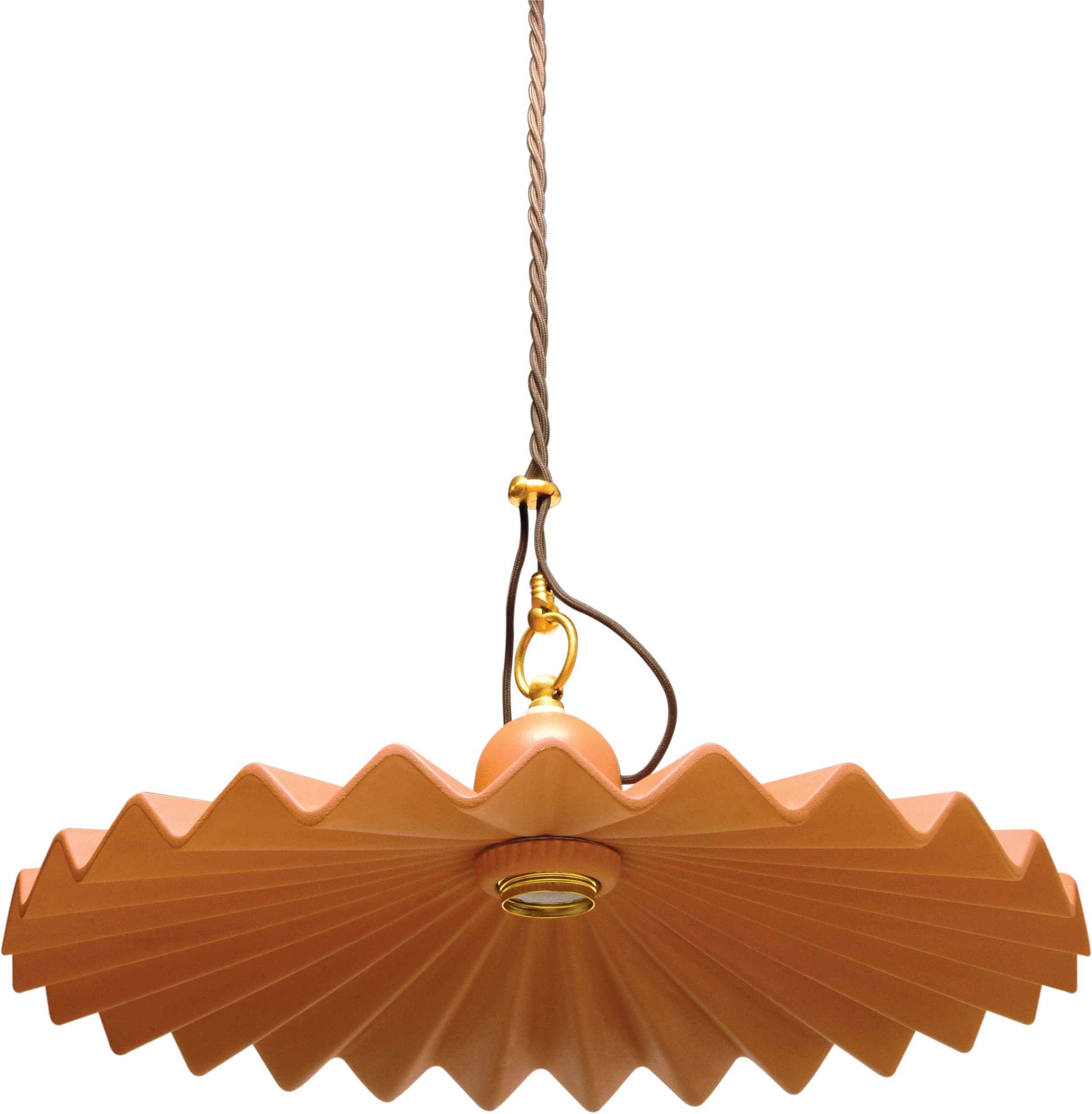 LE PROLUNGHE SAS PRG7187 LAMP. E27 COTTO +P.PIEGA COTTO D.40+ROS.
