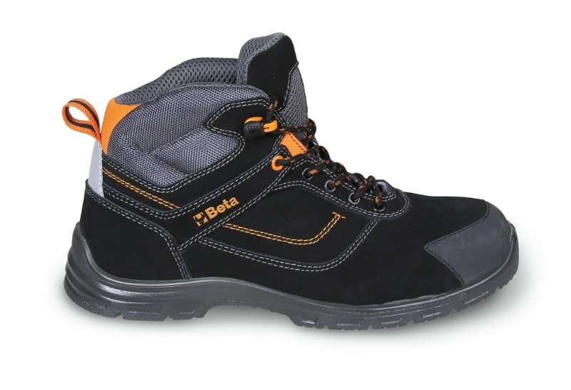 BM SPA BMM072180046 SCARPE ALTE PELLE FLEX S3 BLACK FN 46