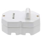 LE PROLUNGHE SAS - PRG7274 DEVIATORE ROT.+ PRESA 10/16A - SERIE DOPPIO OTTAGONO