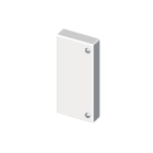 UNEX APARELLAJE ELEC UNY73373-2 73 COPERCHIO FINALE BIANCO 40X110 U24X