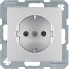 BERKER - BRK7341231404 P.SCHUKO SERIE B7 ALU OPACO, VERNICIATO