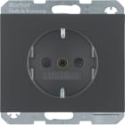 BERKER BRK7341357006 P.SCHUKO K1 ANTRACITE OPACO, VERNICIATO