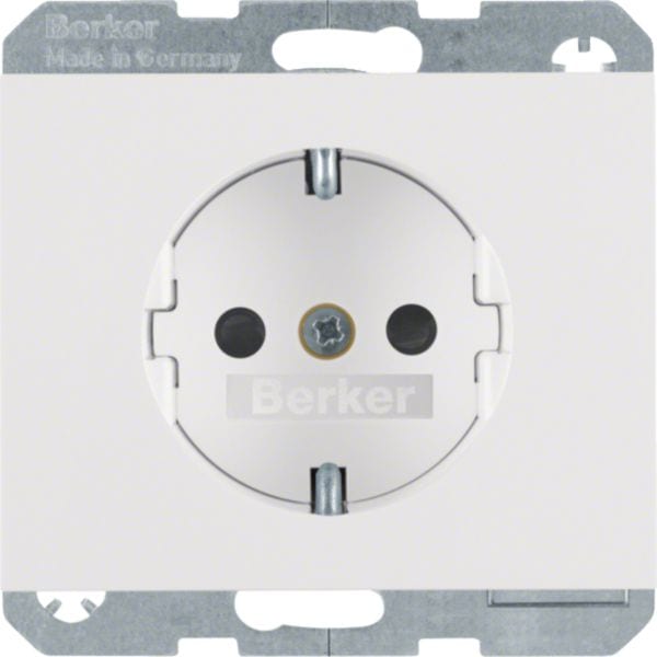 BERKER - BRK7341357009 PRESA SCHUKO SERIE K1 BIA.POLARE LUCIDO