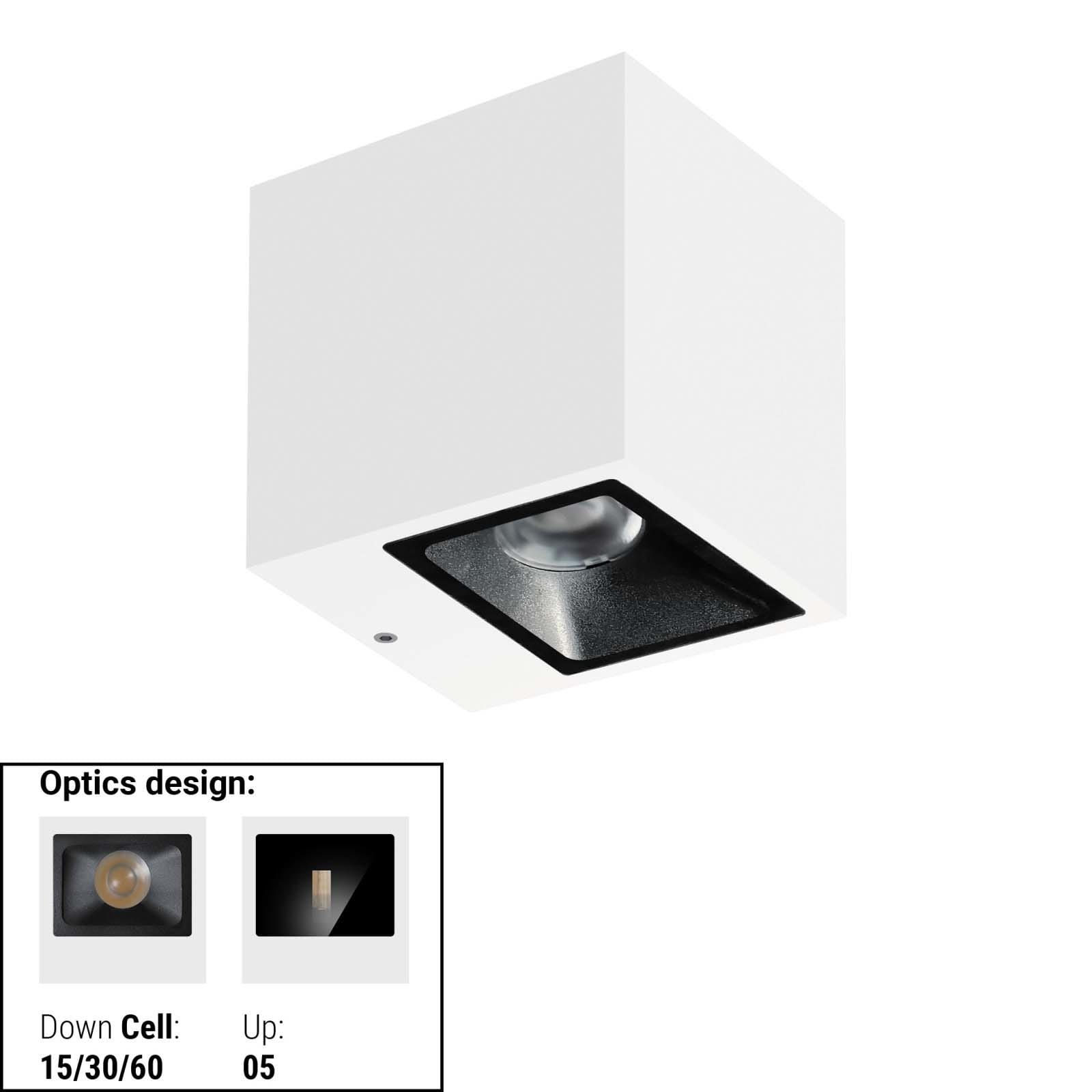 LINEA LIGHT (ILED) ILD76361W60 CUBIT 9 2L BI-EM 21,2WAC ON/OFF BG