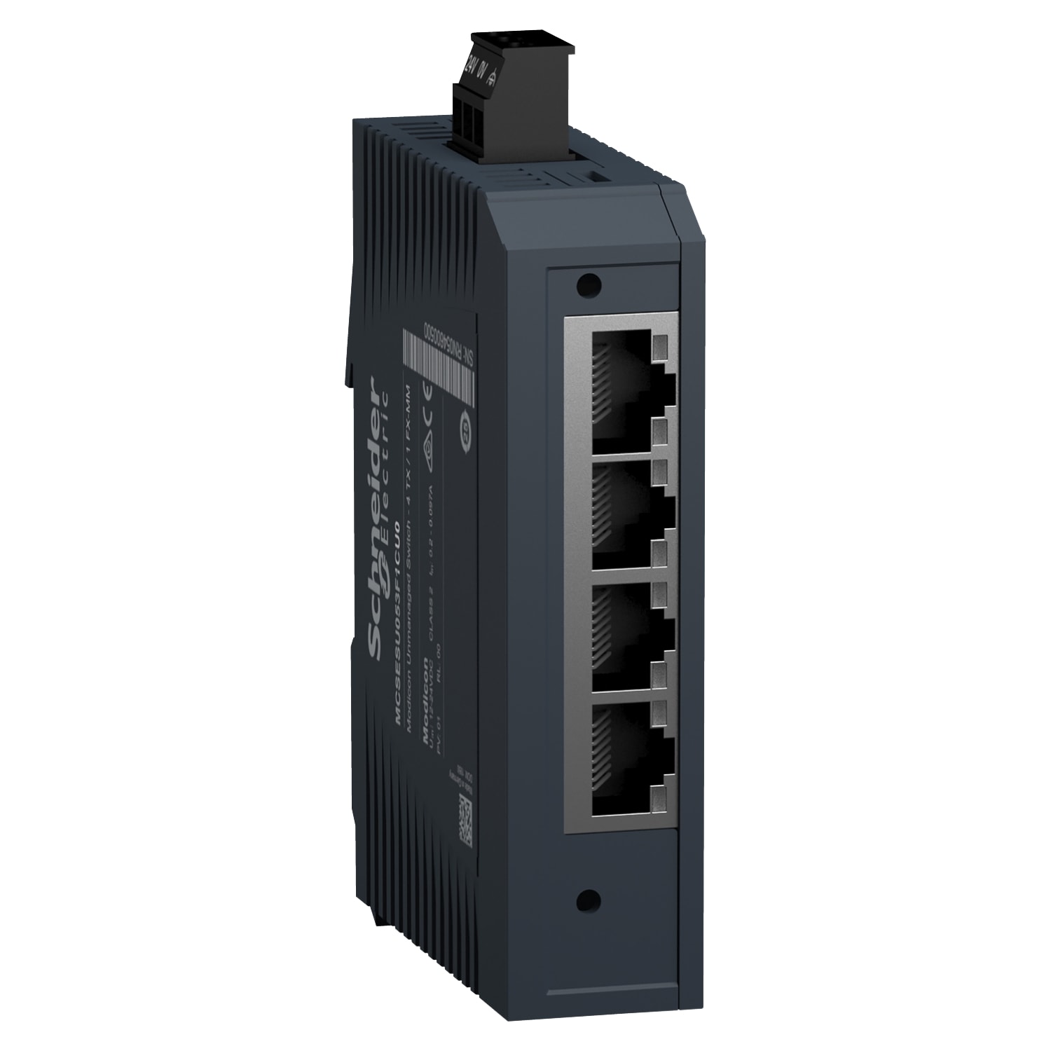 SCHNEIDER ELECTRIC SNRMCSESU053F1CU0 MODICON SWITCH UNMANAGED 4TX/1FX-MM
