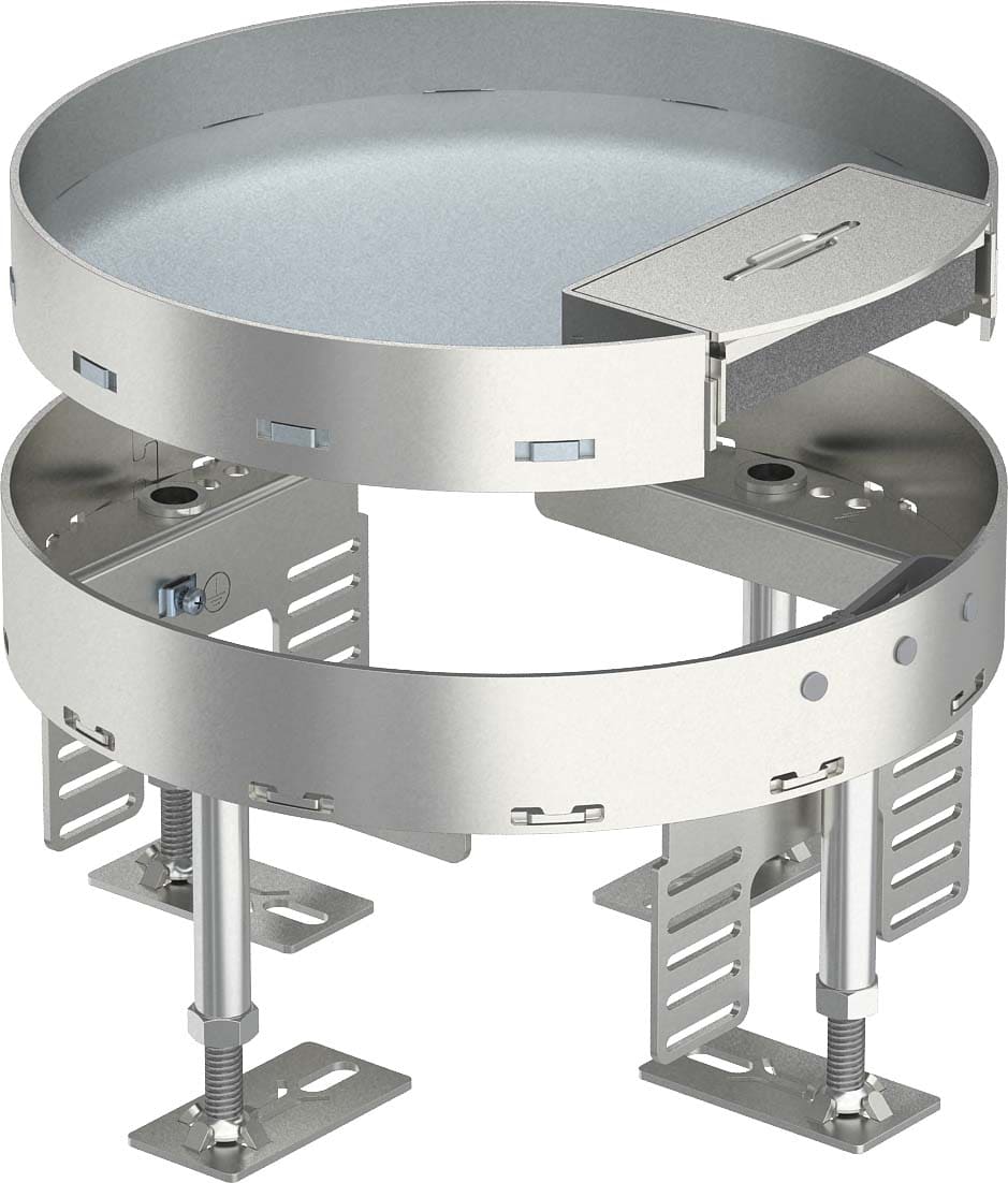 OBO BETTERMANN - OBO7409258 RKS2 R4 V20 CASSETTA LIVELLABILE ROTONDA