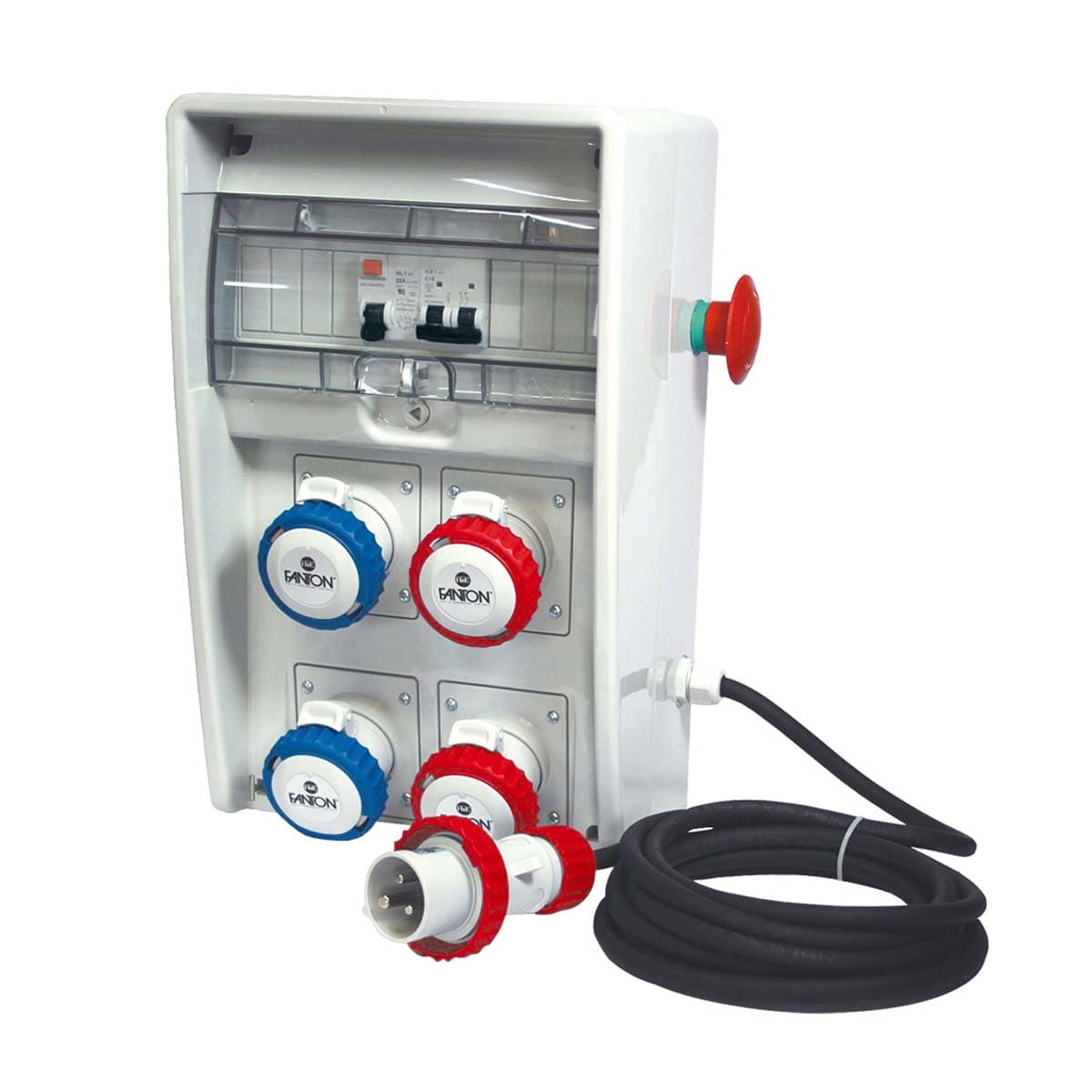 FANTON SRL FME74232 QUADRO U250 ASC IP65 4CEE/2PT/CAVO/EMER