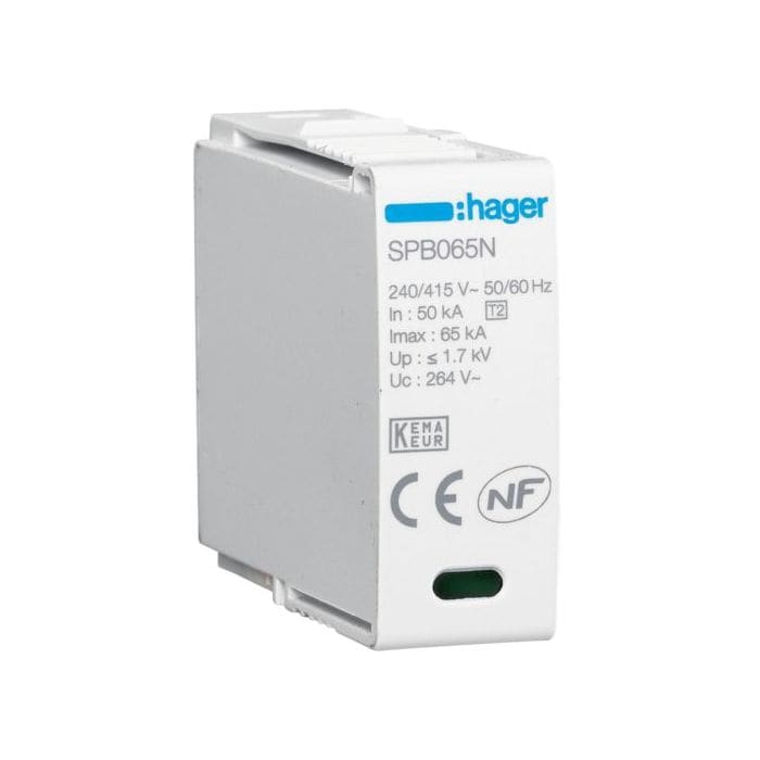 HAGER HAGSPB065N CARTUCCIA N-PE IN 20KA IMAX 65KA