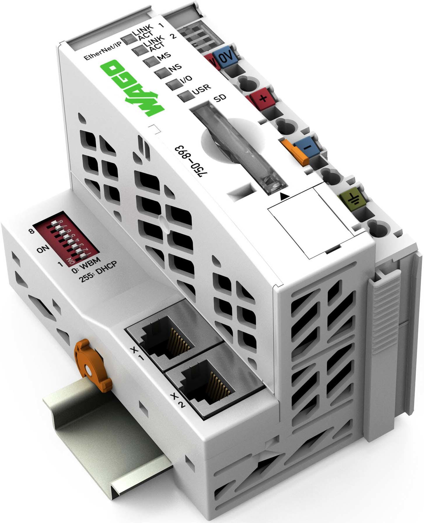 WAGO ITALIA SRL WAG750-893 CONTROLLORE ETHERNET/IP G4 2ETH SD