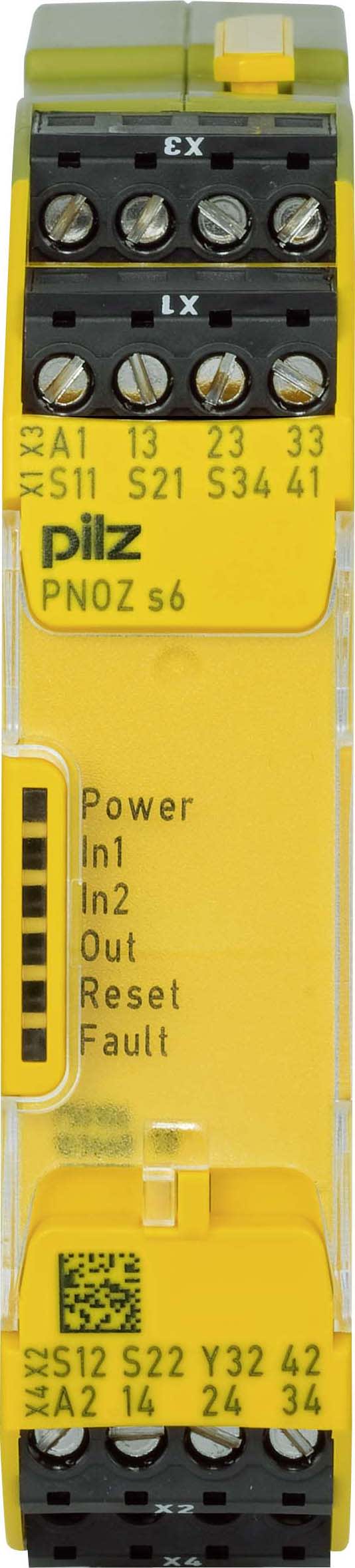 PILZ ITALIA SRL - PIZ750106 PNOZ S6 24DC 3NA+1NC+1PNP