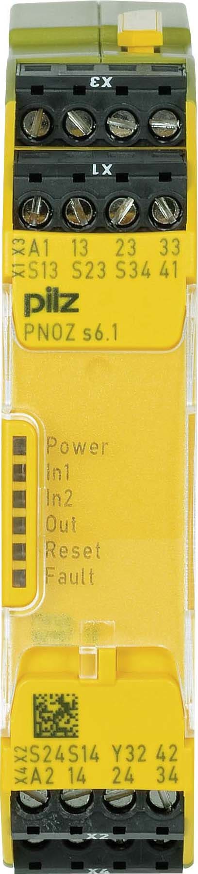 PILZ ITALIA SRL PIZ750126 PNOZ S6.1 24DC 3NA+1NC+1PNP