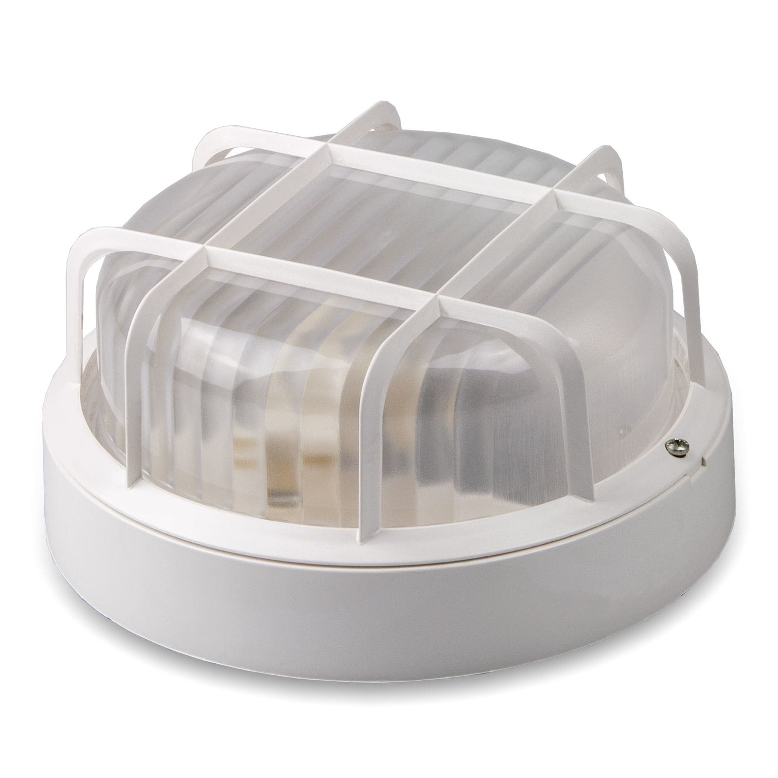 MASTER SRL - MST75144B PLAF.TONDA C.GABBIA 60W (LED15W) BIANCA