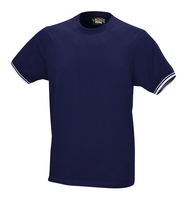BM SPA - BMM075490205 T-SHIRT COTONE-JERSEY BLUE TG. XXL