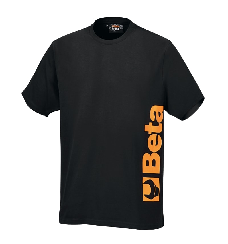 BM SPA - BMM075490401 T-SHIRT COTONE BLACK LOGO BETA TG. S