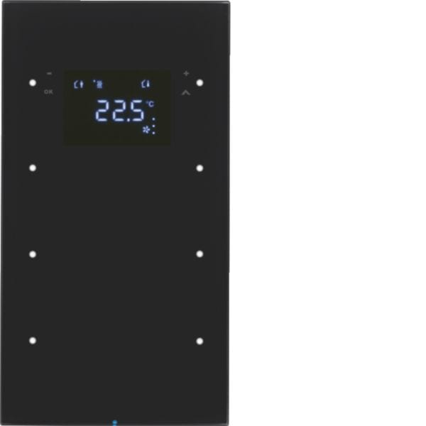 BERKER - BRK75643055 SENS TOUCH TRIP + REG TEMP S R3 NERO