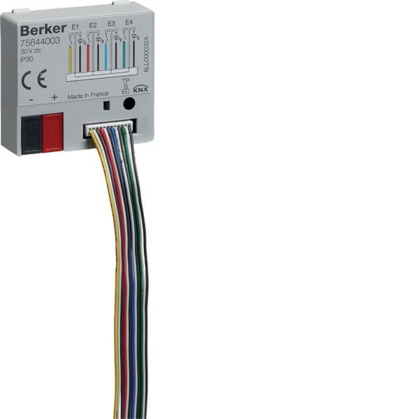 BERKER - BRK75644003 Universal-Schnittstelle 4fach mit 4 LED