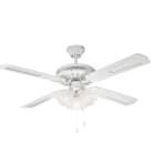 ROSSINI RSS7567-B VENTILATORE BIANCO/VETRO E14 IP20