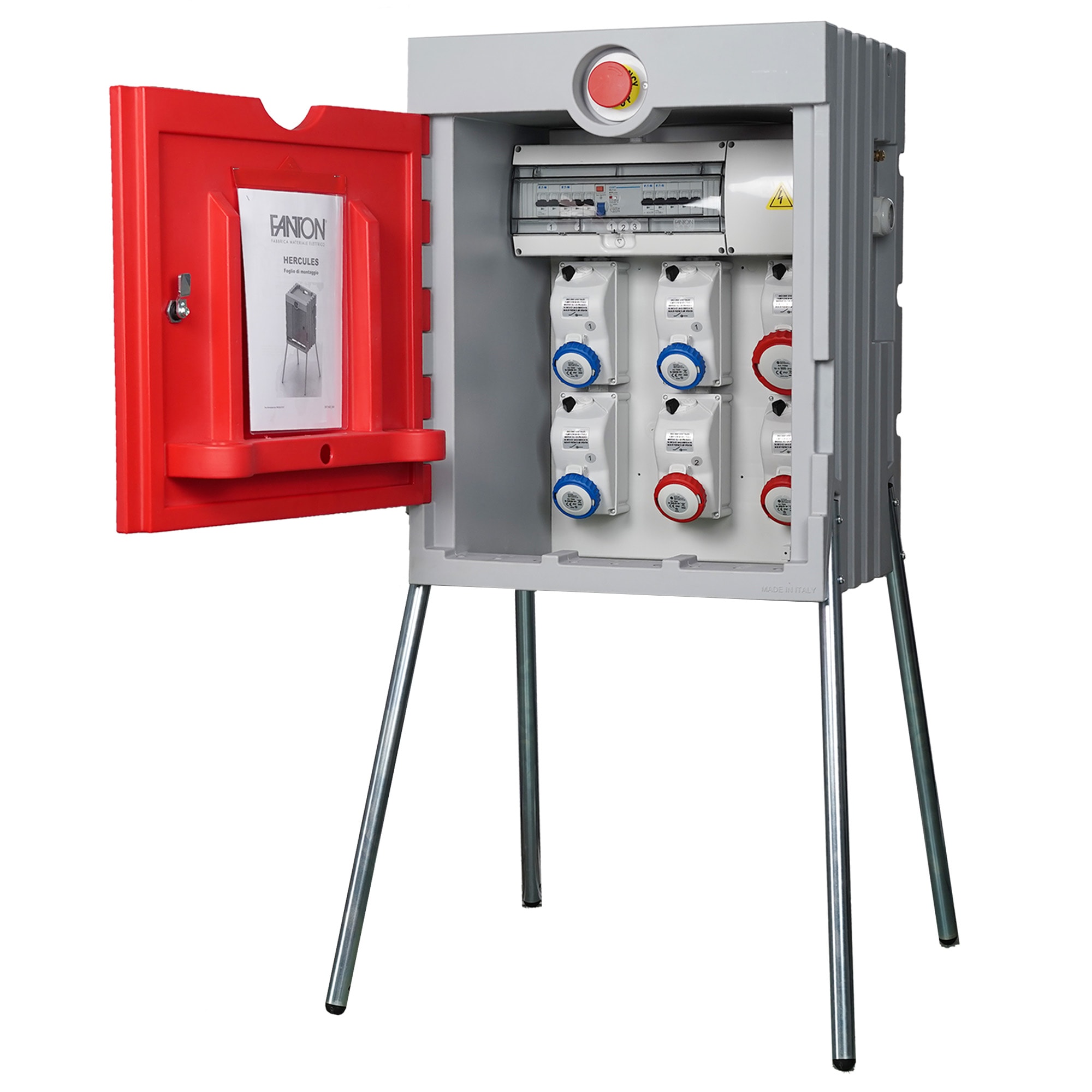 FANTON SRL FME75712 QUADRO HERC ASC 6PR/4PT/MORS/EMER/18KW