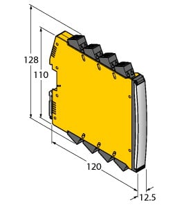 TURCK BANNER SRL TUK7580103 IMX12-DO01-1U-1U-0/24VDC/CC