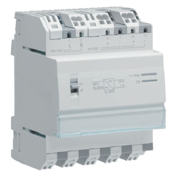 BERKER - BRK75910003 ALIMENTATORE 230VAC/24VDC 1A 4M