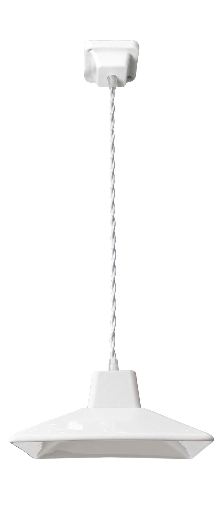 LE PROLUNGHE SAS PRG7616 LAMP.E27 +P.QUADRATO E CAVO TESS.+ROSONE