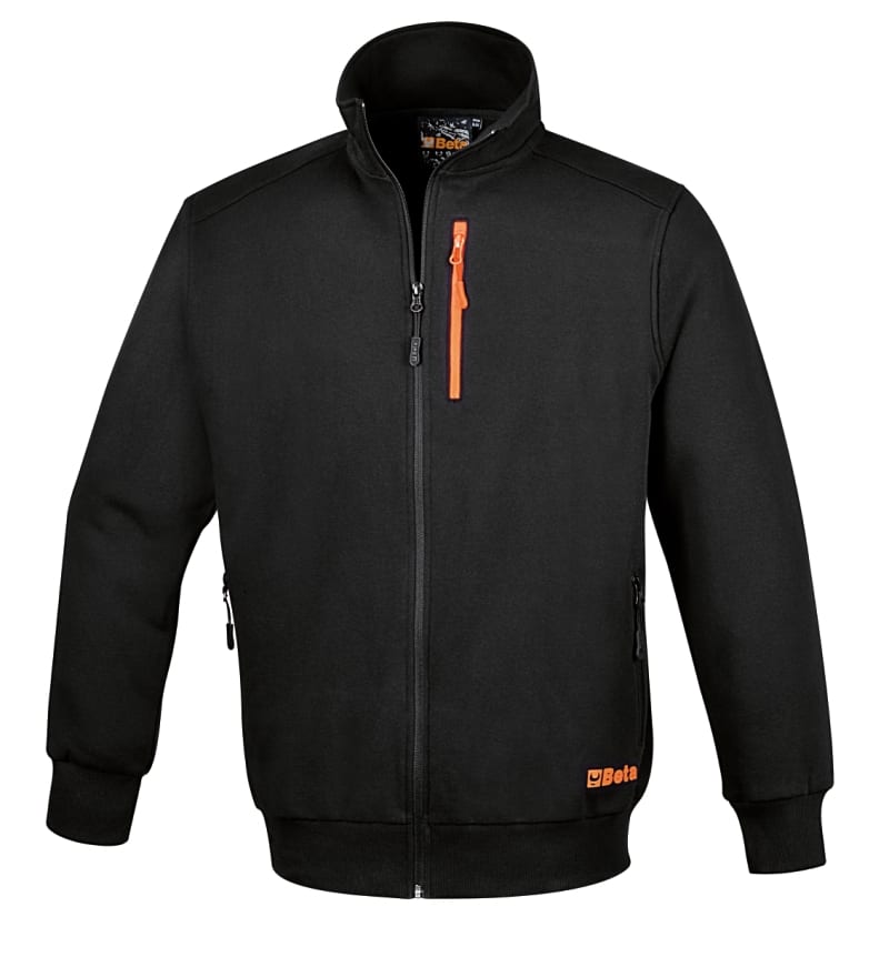 BM SPA BMM076640006 FELPE ZIP LUNGA BLACK TG. XXXL