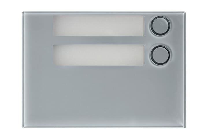 URMET SPA UTD1168/12G FRONTALINO A 2 TASTI GRIGIO