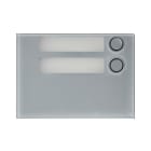 URMET SPA UTD1168/12G FRONTALINO A 2 TASTI GRIGIO