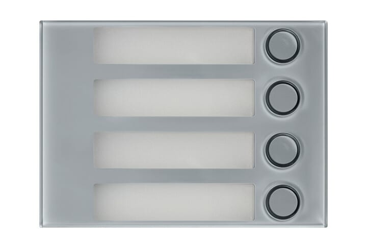 URMET SPA UTD1168/14G FRONTALINO A 4 TASTI GRIGIO