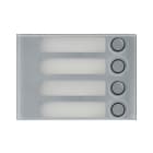 URMET SPA UTD1168/14G FRONTALINO A 4 TASTI GRIGIO
