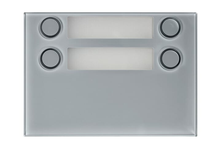 URMET SPA UTD1168/24G FRONTALINO A 4T 2 FILE GRIGIO