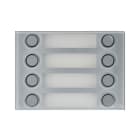 URMET SPA - UTD1168/28G FRONTALINO A 8T 2 FILE GRIGIO