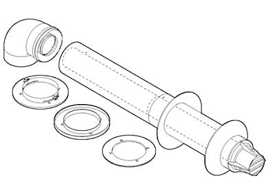 ROBERT BOSCH - JUN7716050036 KIT BASE C13X 60/100 ALU-87°+TELESC