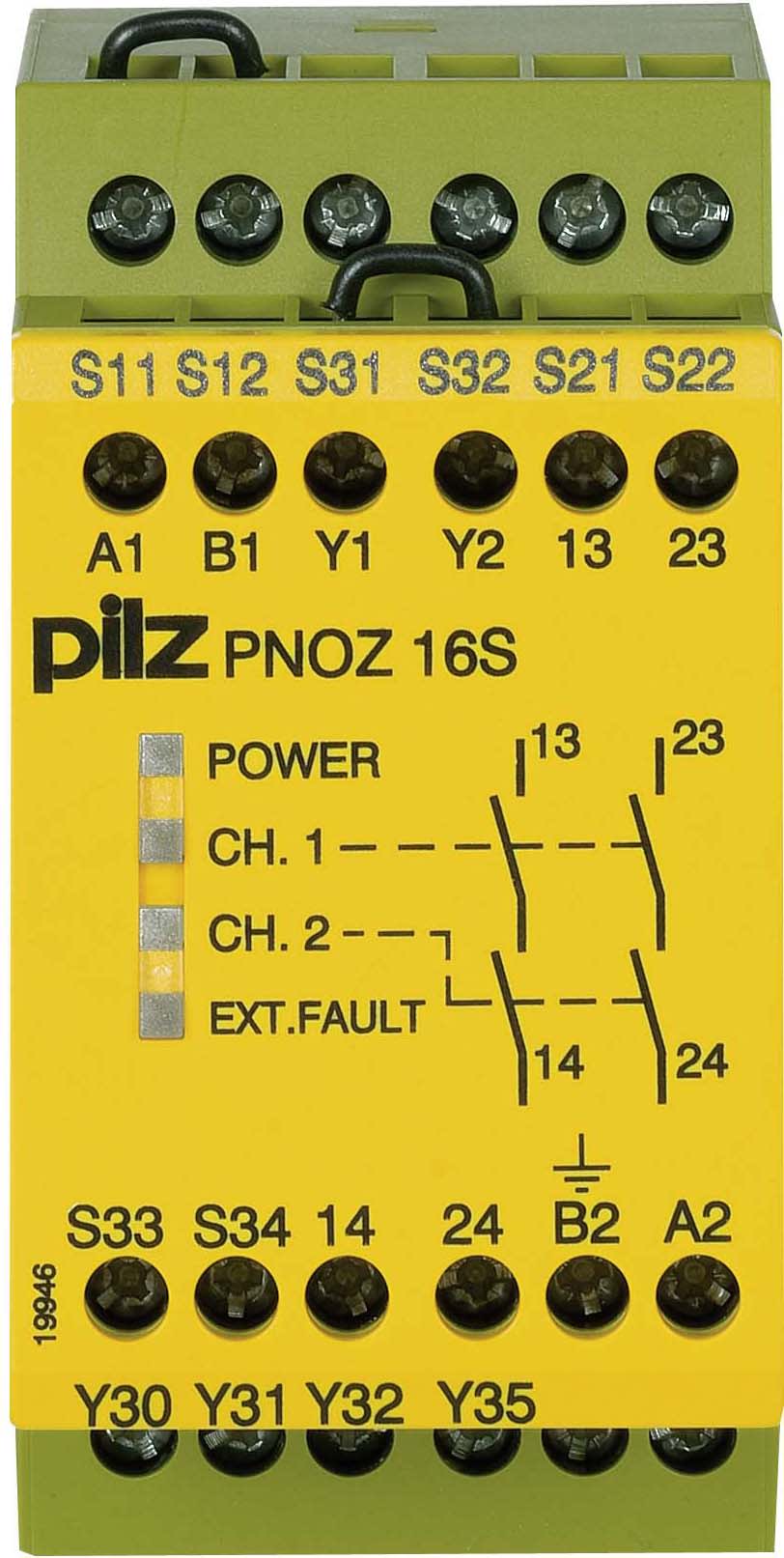 PILZ ITALIA SRL - PIZ774070 PNOZ 16S 24AC/24DC 2NA+2PNP