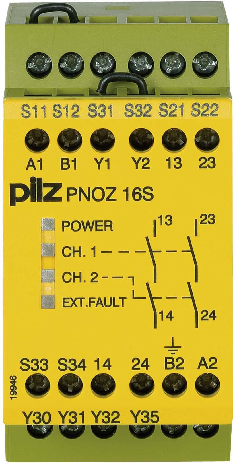 PILZ ITALIA SRL - PIZ774070 PNOZ 16S 24AC/24DC 2NA+2PNP