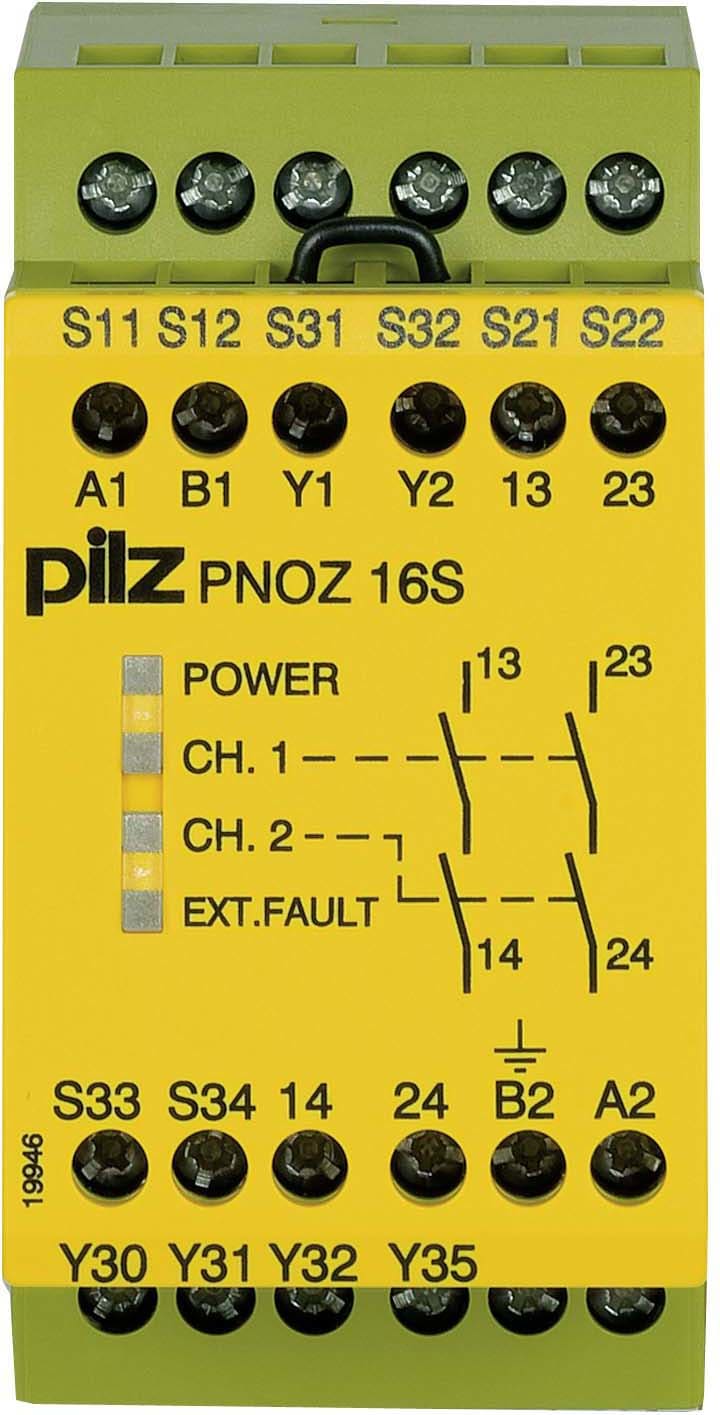 PILZ ITALIA SRL PIZ774076 PNOZ 16S 230AC/24DC 2NA+2PNP