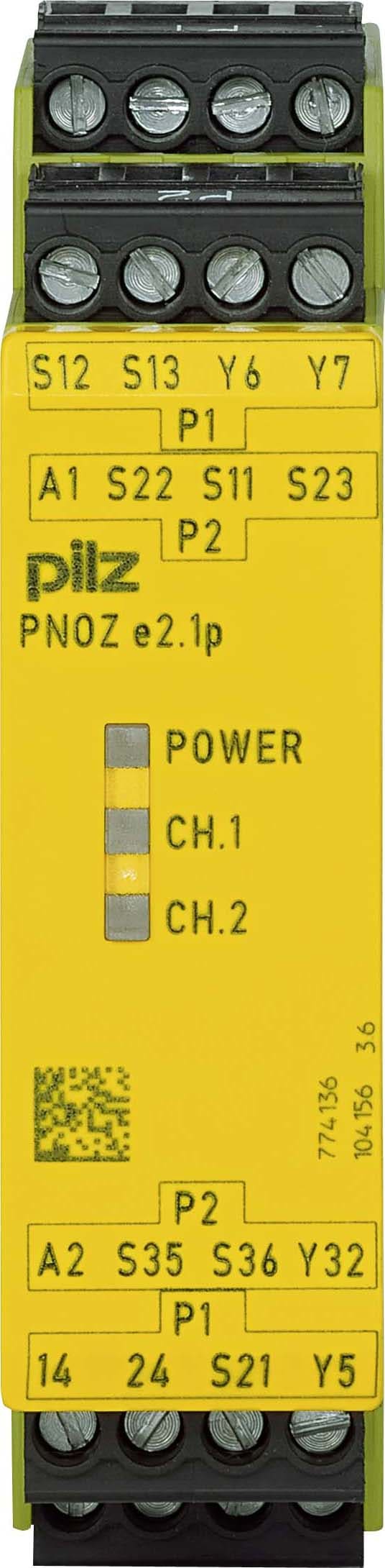 PILZ ITALIA SRL PIZ774136 PNOZE2.1P 24DC 2PNP+1PNP