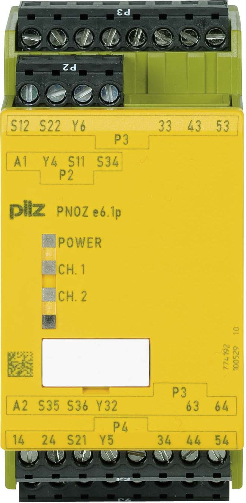 PILZ ITALIA SRL PIZ774192 PNOZE6.1P 24DC 2PNP+1PNP+4NA