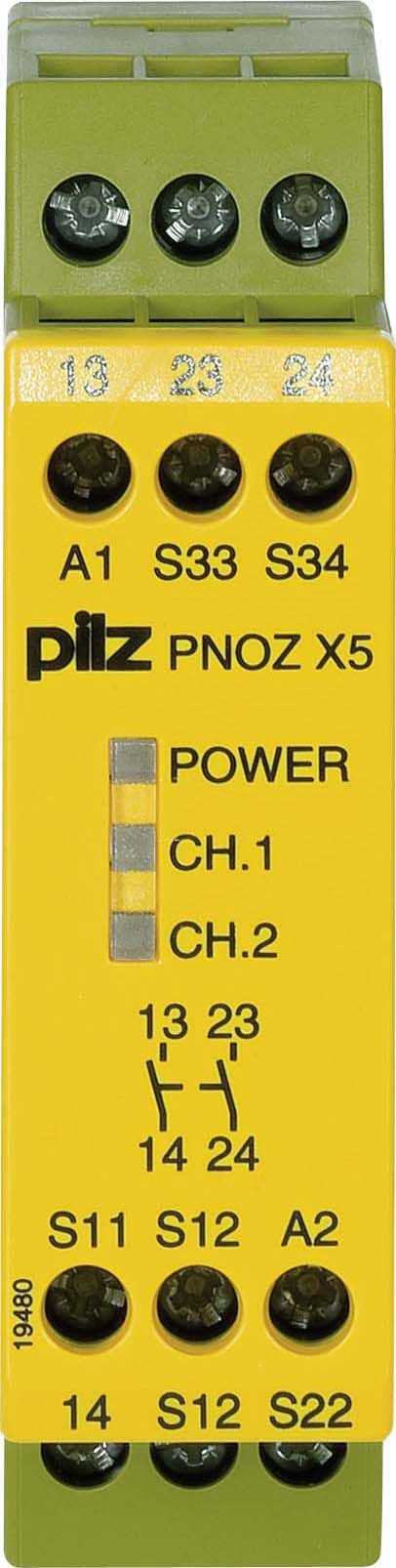 PILZ ITALIA SRL PIZ774326 PNOZ X5 12DC 2NA