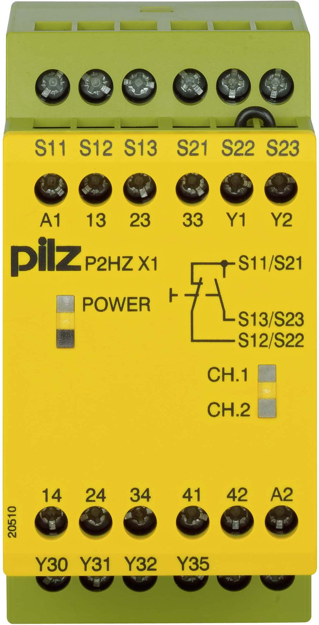 PILZ ITALIA SRL - PIZ774340 P2HZ X1 24DC 3NA+1NC+2PNP