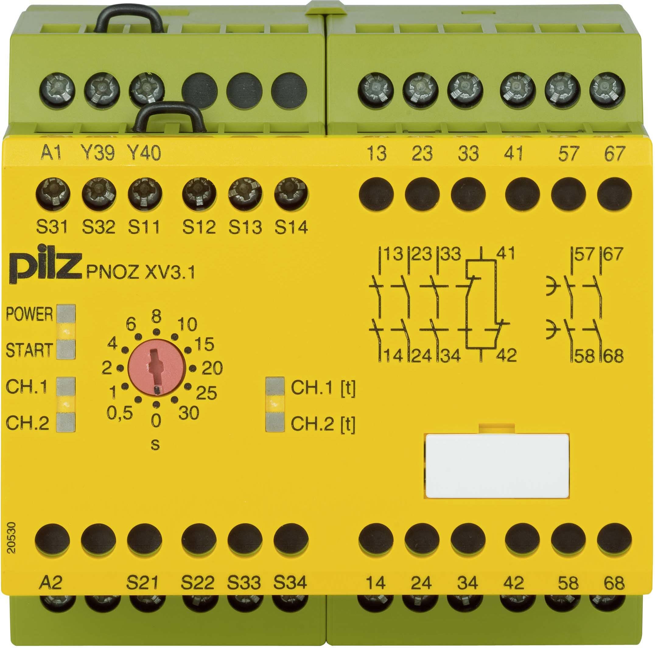 PILZ ITALIA SRL - PIZ774530 PNOZ XV3.1 30S 24DC 3NA-1NC(I)+2NA(R)