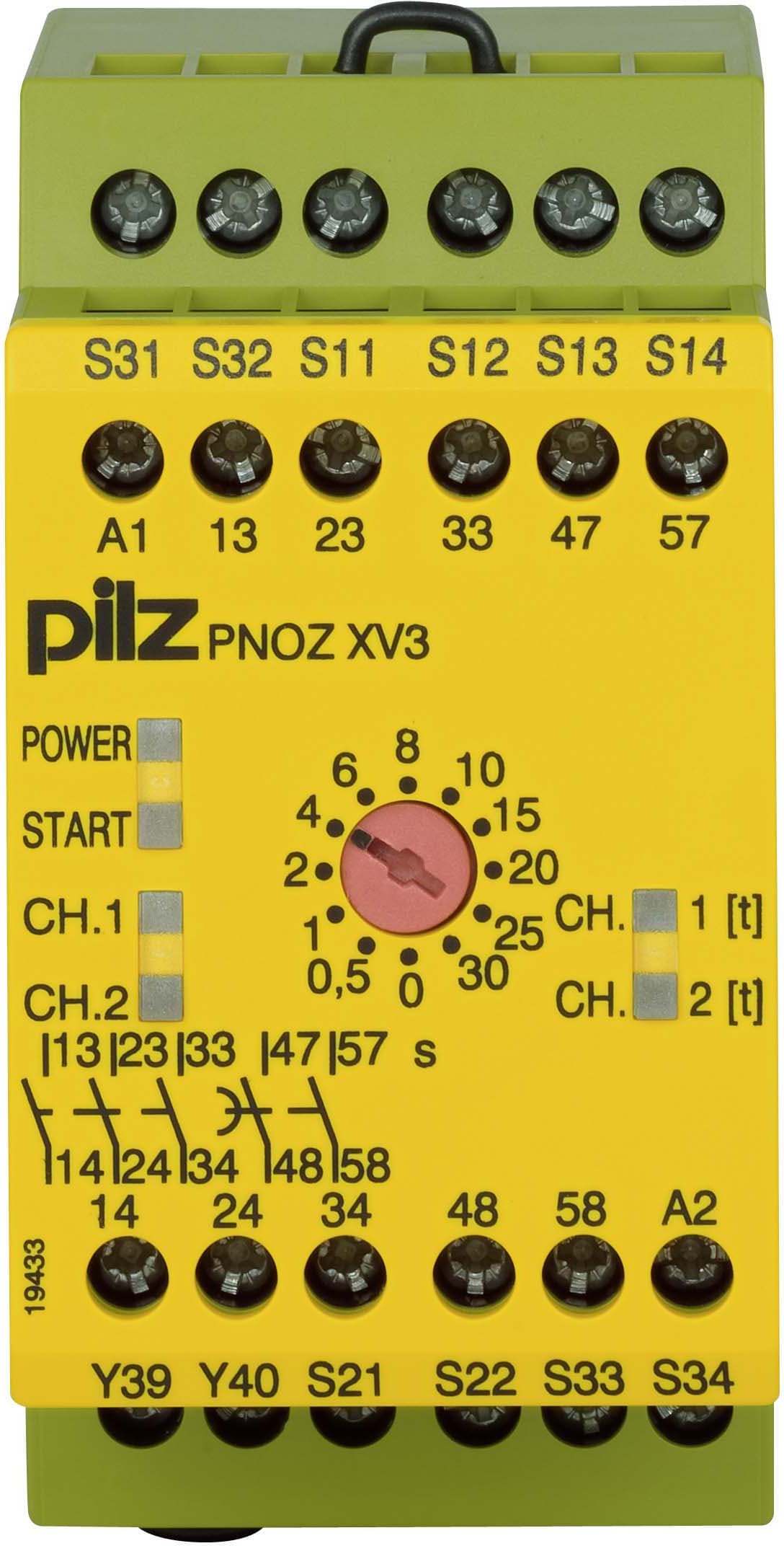PILZ ITALIA SRL - PIZ774540 PNOZ XV3 30S 24DC 3NA(I)+2NA(R)