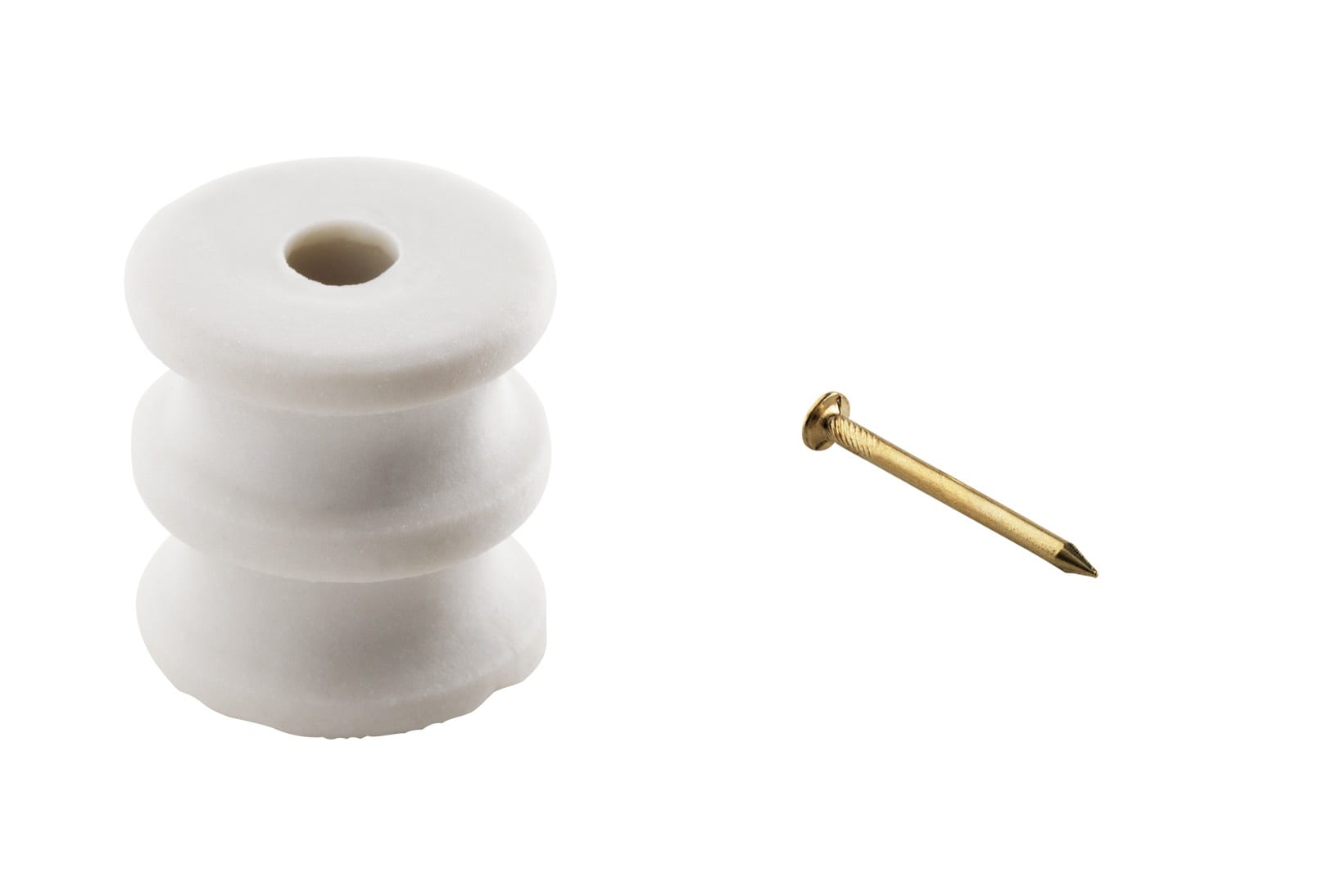 LE PROLUNGHE SAS PRG7745/C ISOLATORE DOPPIO CORDIERITE + CHIODO OTT