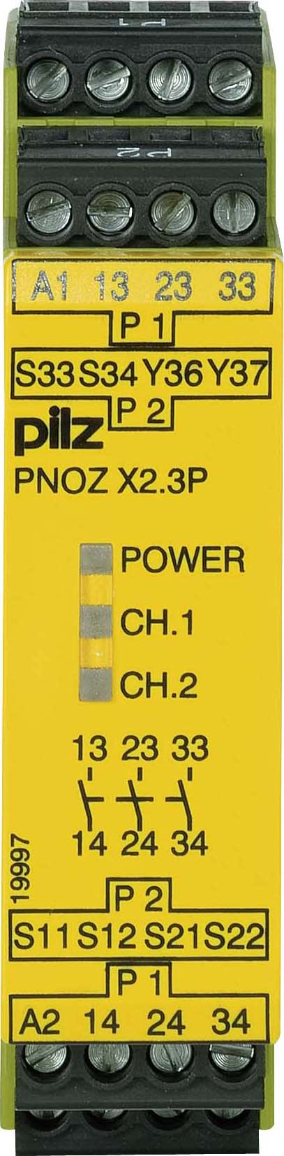 PILZ ITALIA SRL - PIZ777304 PNOZ X2.3P 24AC/DC 3NA