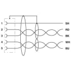PHOENIX CONTACT - PHC1410494 SAC-5P- 5,0-92X/M12FS SH OD CAVO DI SIST
